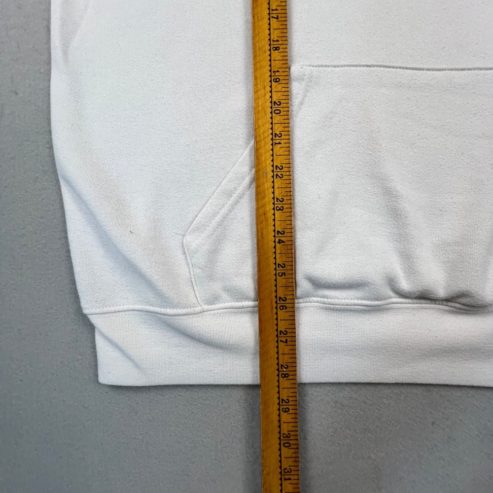 Colosseum Clemson Tigers Hoodie Mens XXL White Orange Spellout Paw Pullover NCAA - Picture 6 of 13